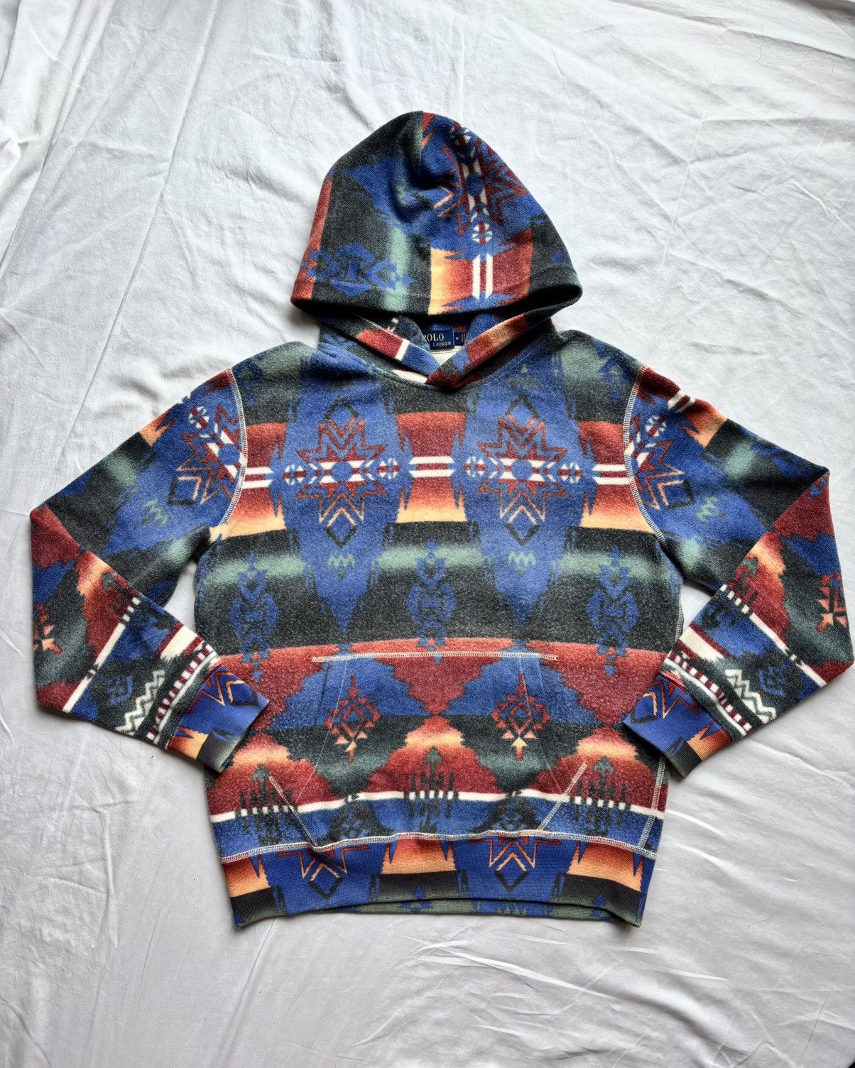 Polo Ralph Lauren Polo Ralph Lauren Southwestern Fleece Hoodie Size US M / EU 48-50 / 2 - 1 Thumbnail