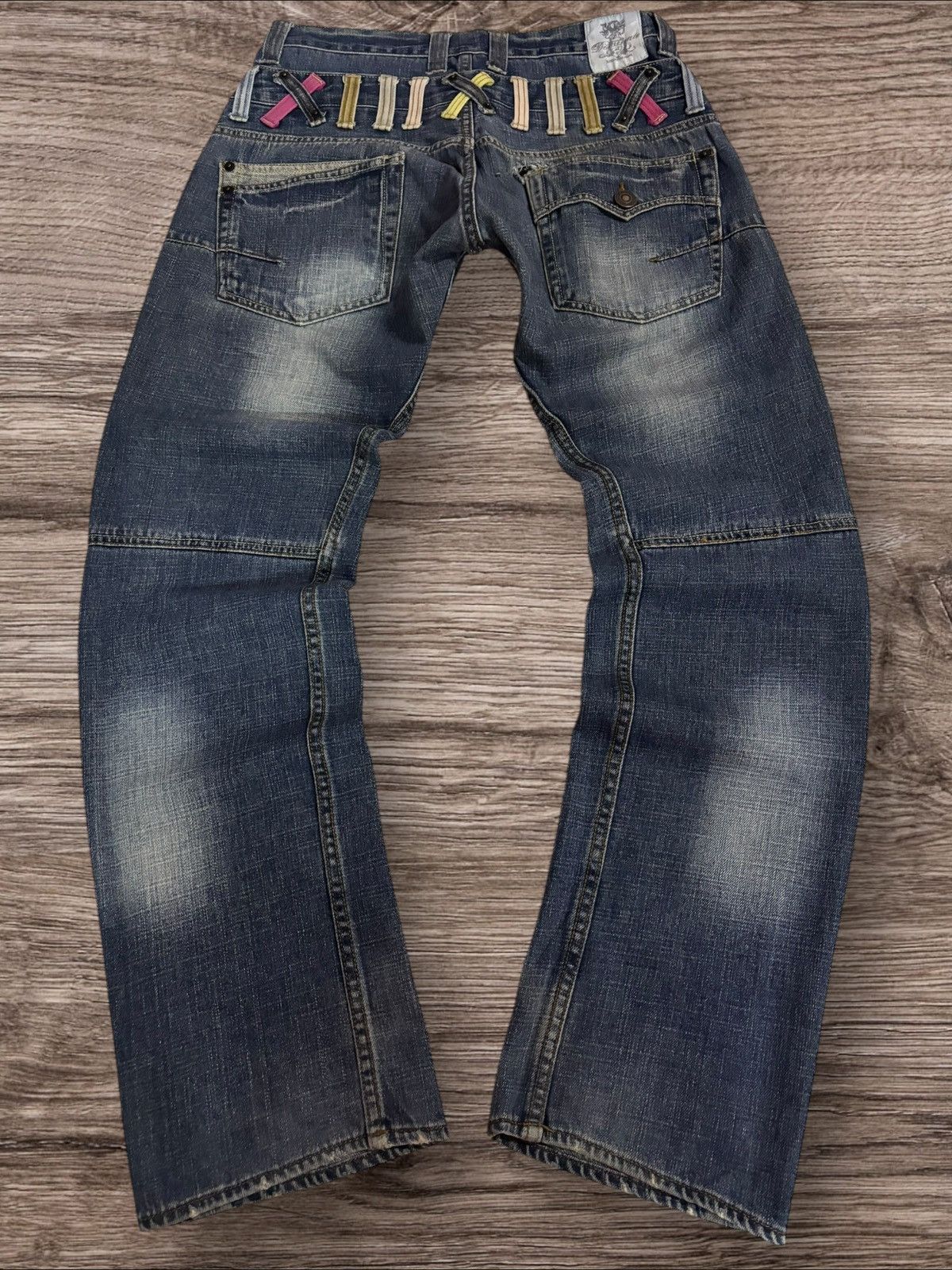 14th Addiction Y2k Dominate Double Waist Jeans 14th Edition Inspired Size US 30 / EU 46 - 2 Thumbnail