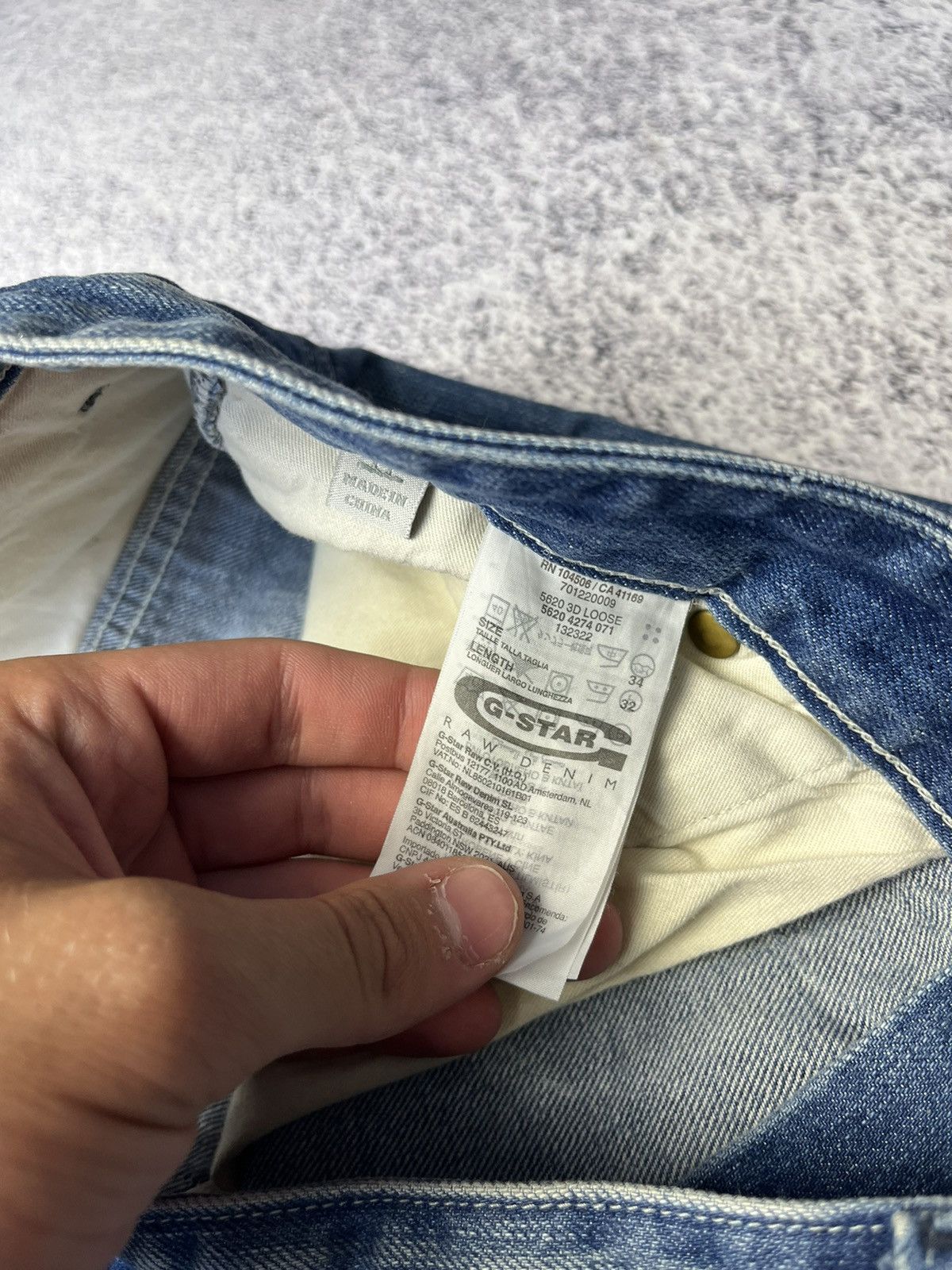 G-Star Vintage G Star Raw Cargo Denim Pants Avant Garde Baggy Size US 34 / EU 50 - 8 Thumbnail