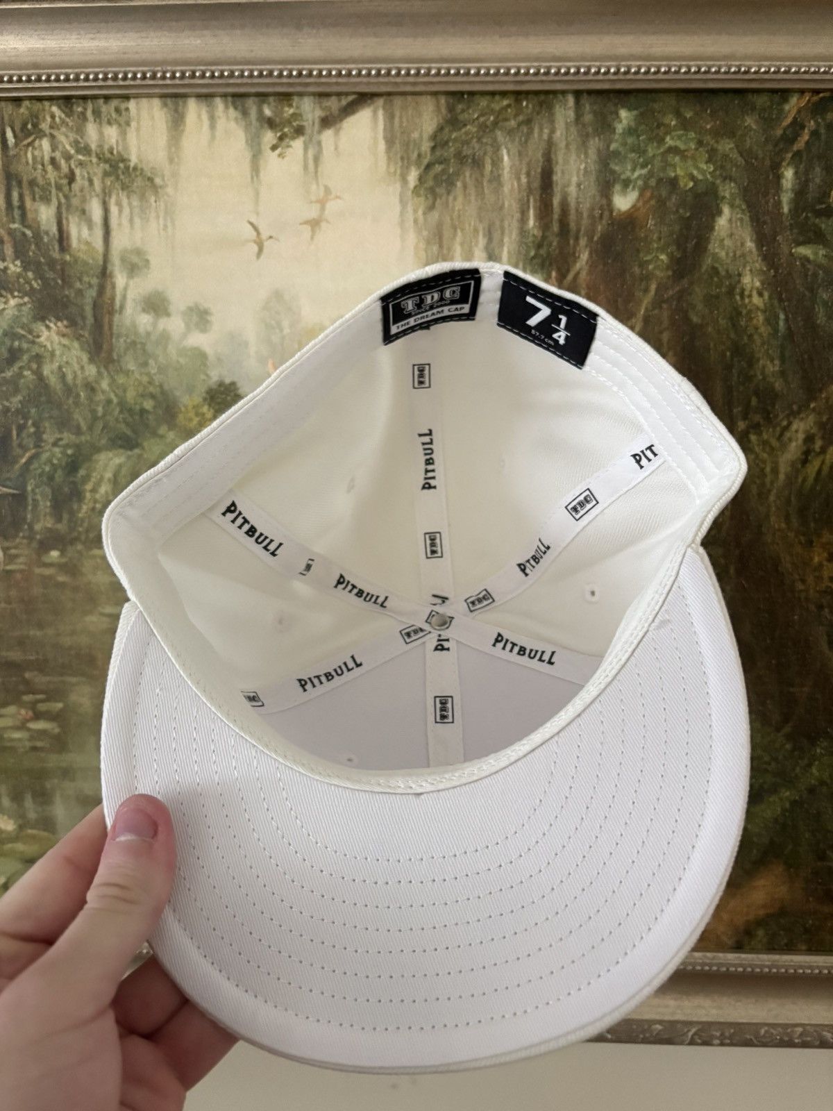Playboi Carti Playboi Carti YVL White Hat Fitted size 7 1/4 Size ONE SIZE - 2 Thumbnail