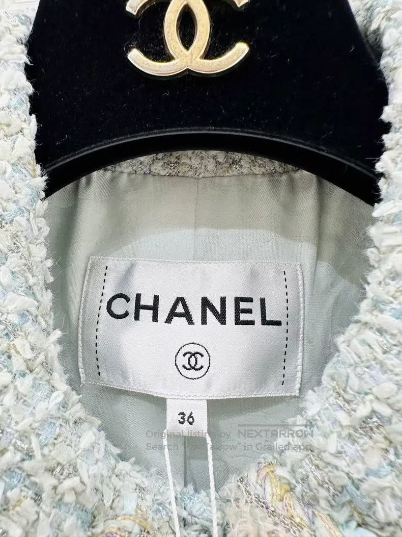 Chanel Chanel Spring and summer preview series mint green tweed j Size XS / US 0-2 / IT 36-38 - 2 Thumbnail