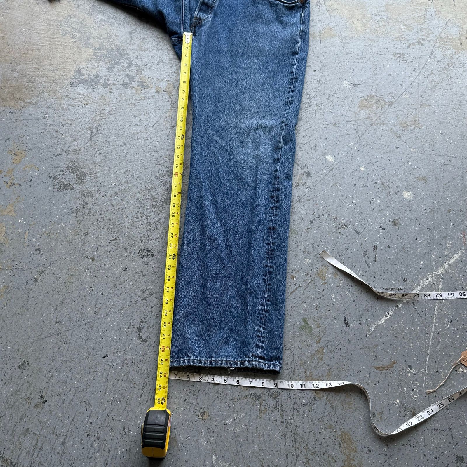 Levi's Vintage Y2K Levi’s 501 Button Fly Straight Leg Jeans Size US 38 / EU 54 - 8 Thumbnail