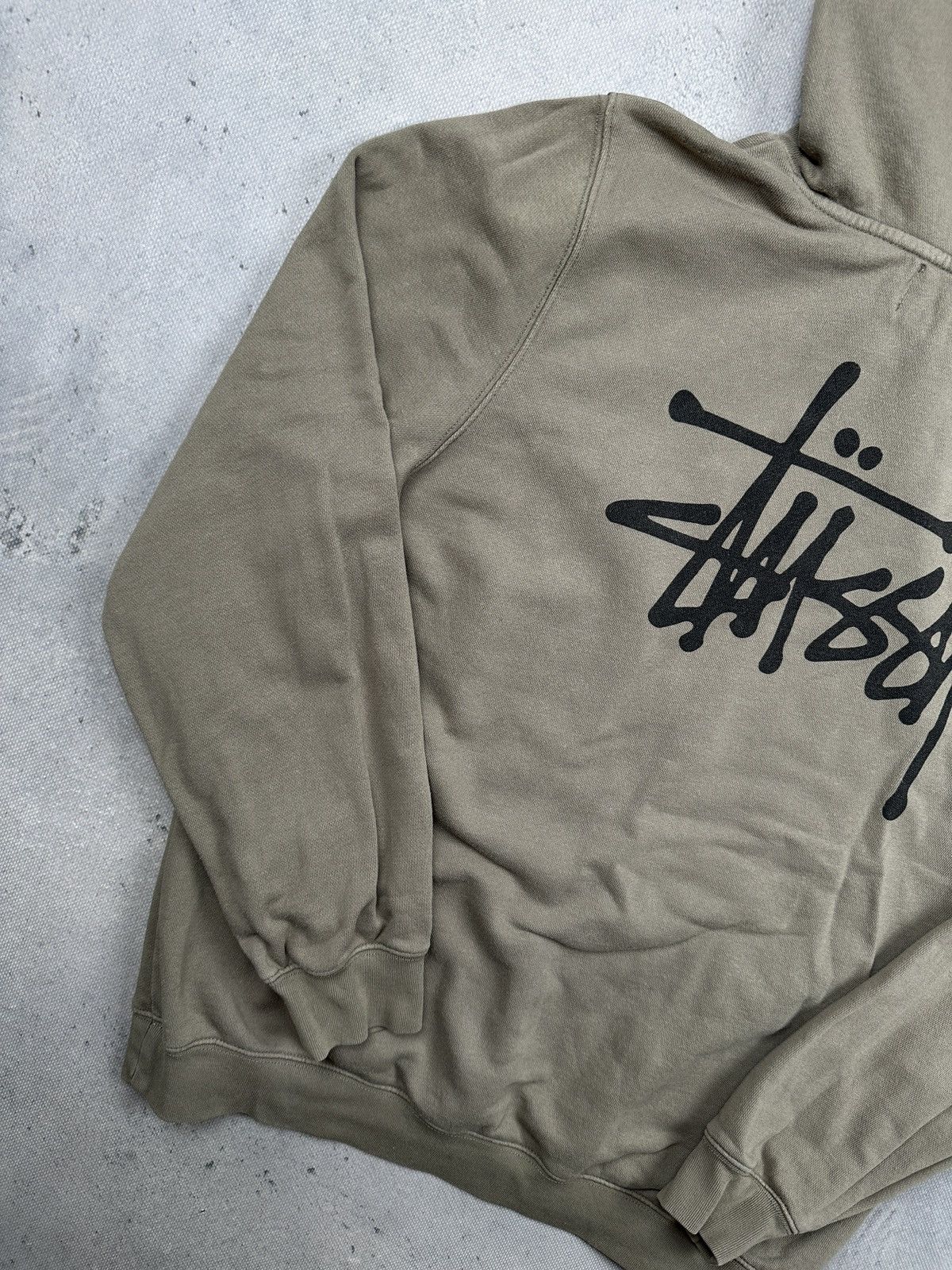 Stussy Stussy Classic Logo Hoodie Beige Streetwear Essential Y2K Size US S / EU 44-46 / 1 - 6 Thumbnail