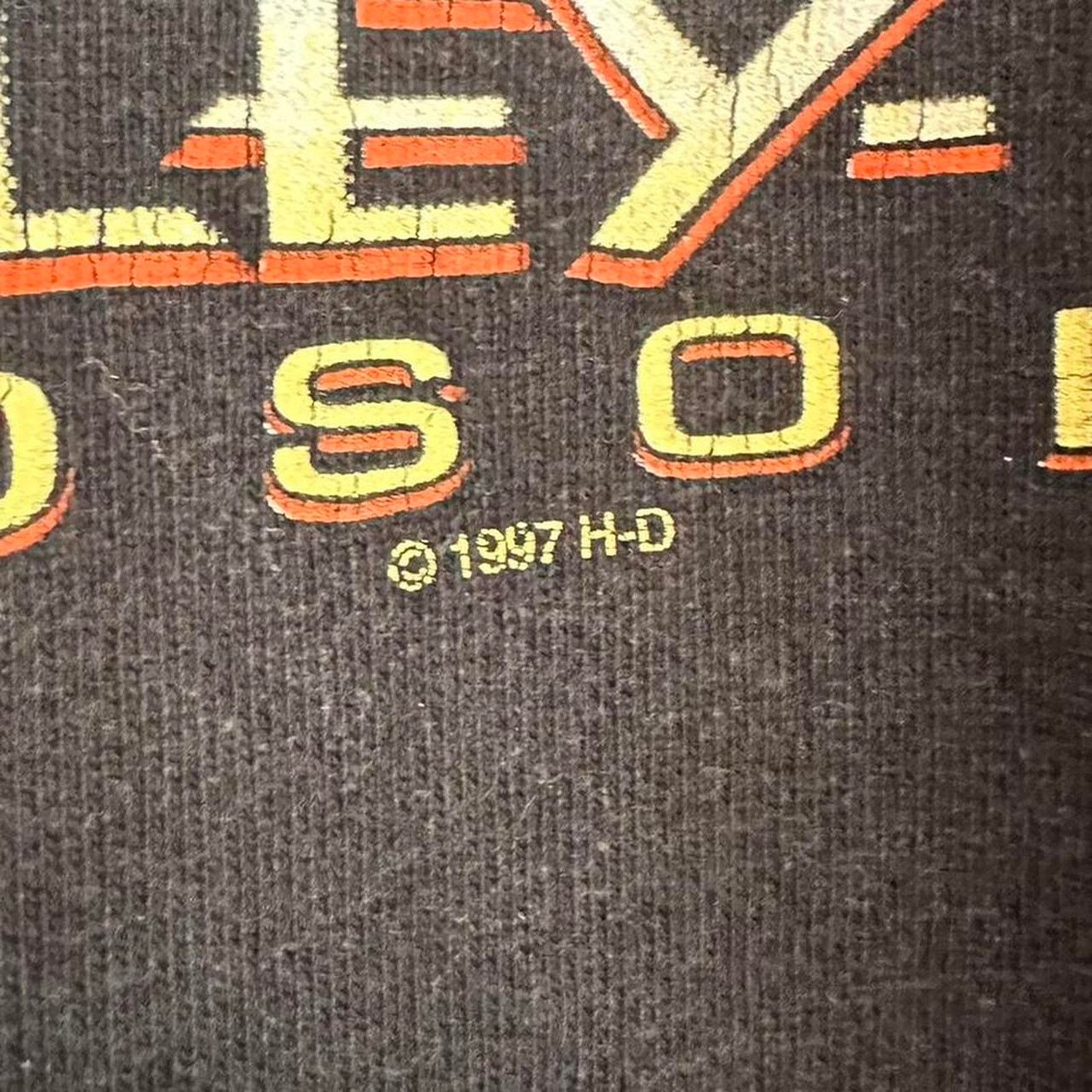 Harley Davidson × Vintage Vintage 1997 Harley Davidson Long Sleeve Shirt Size US L / EU 52-54 / 3 - 3 Thumbnail