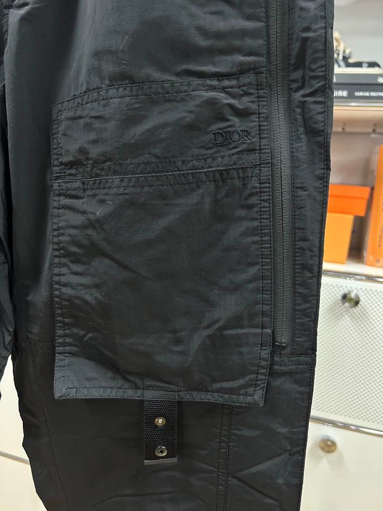 Dior Dior Classic black trousers leg large pocket tie-up nylon c Size US 30 / EU 46 - 5 Thumbnail