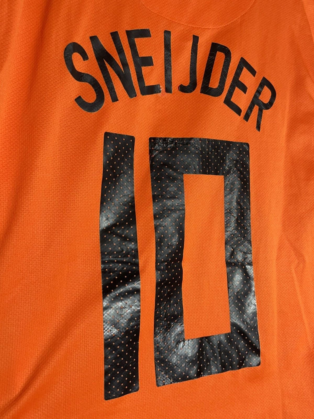 Nike × Vintage #10 Wesley Sneijder Netherlands Nike 2010 Home Football Size US L / EU 52-54 / 3 - 16 Thumbnail