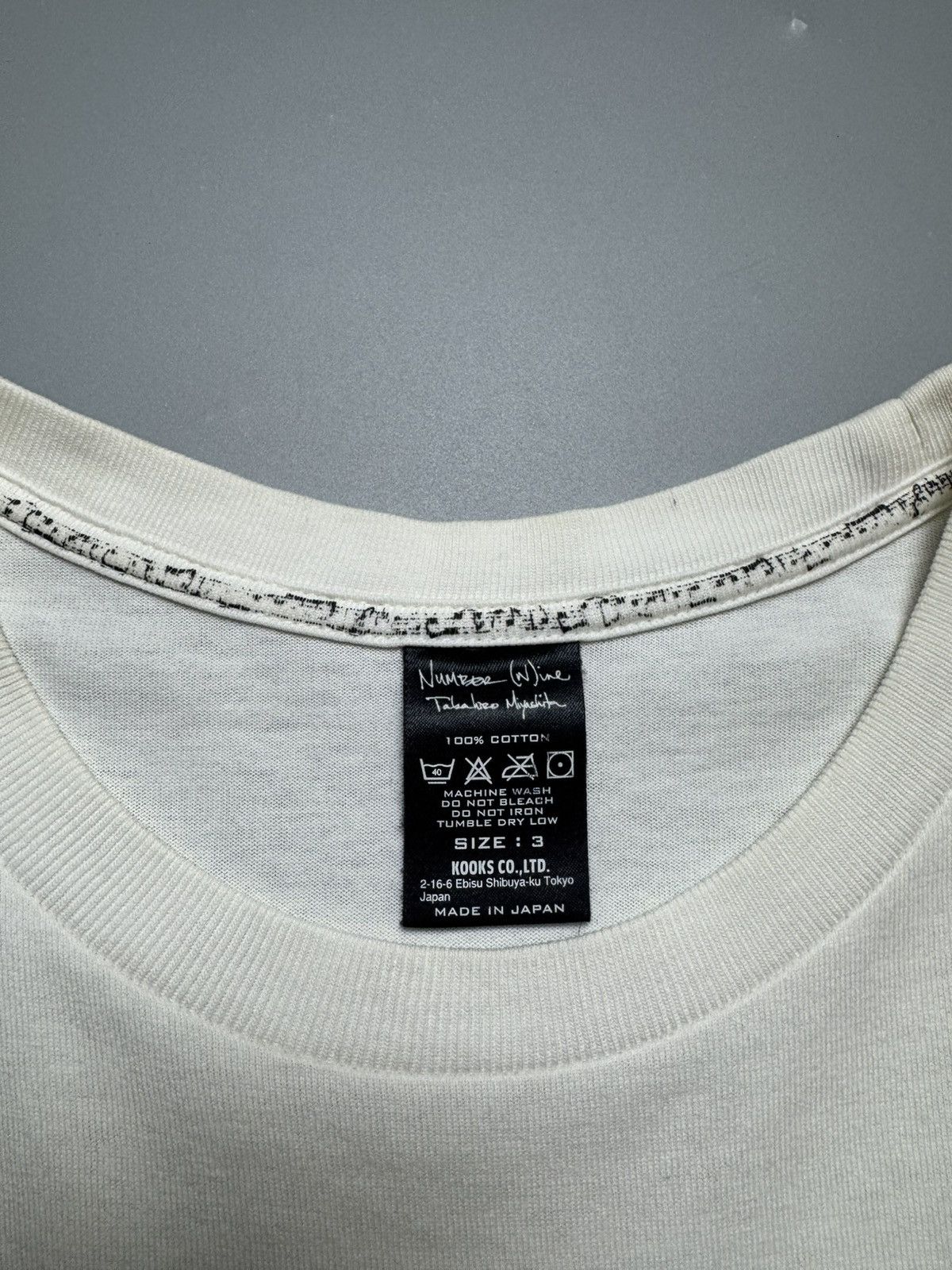 Number (N)ine Vintage Number Nine Kurt Cobain Potrait Size US M / EU 48-50 / 2 - 3 Thumbnail