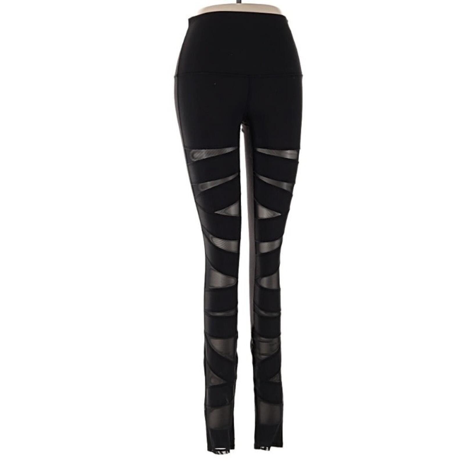 Lululemon Lululemon Athletica Black High Rise Waist Leggings Size 6 Size 28" / US 6 / IT 42 - 1 Thumbnail