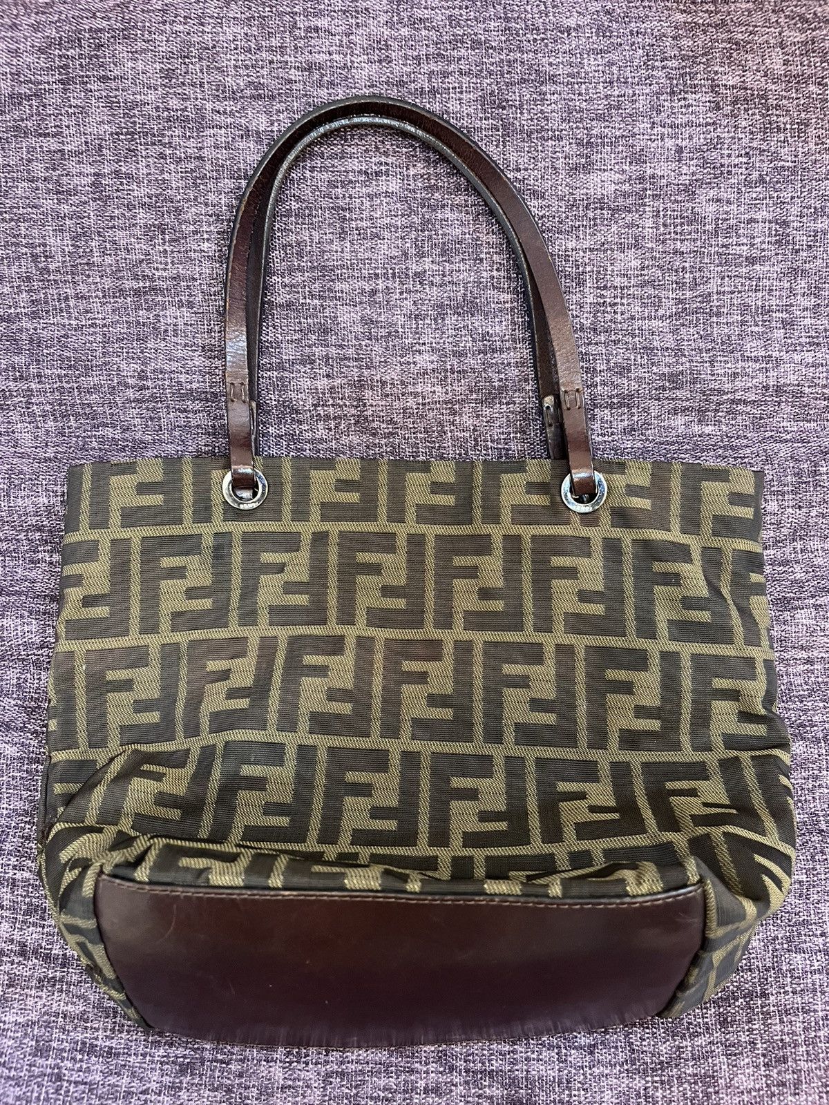 Fendi Authentic FENDI Zucca Tote Bag Size ONE SIZE - 6 Thumbnail