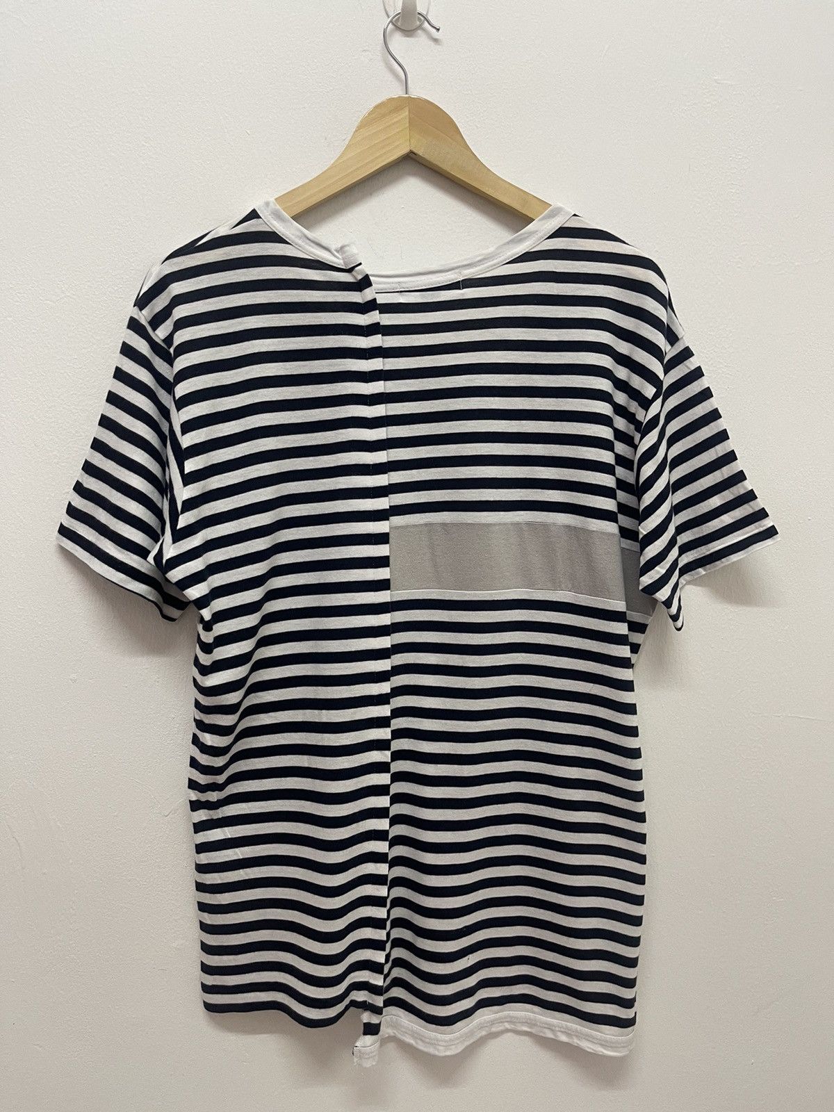 Yohji Yamamoto Asymmetrical Striped Yohji Yamamoto Pour Homme Size US M / EU 48-50 / 2 - 3 Thumbnail