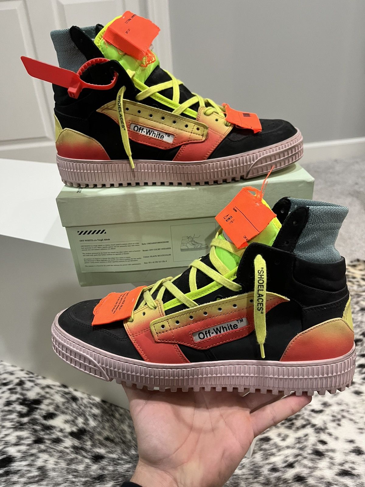 Off-White Off Court 3.0 temperature black gradient Size US 9 / EU 42 - 2 Thumbnail