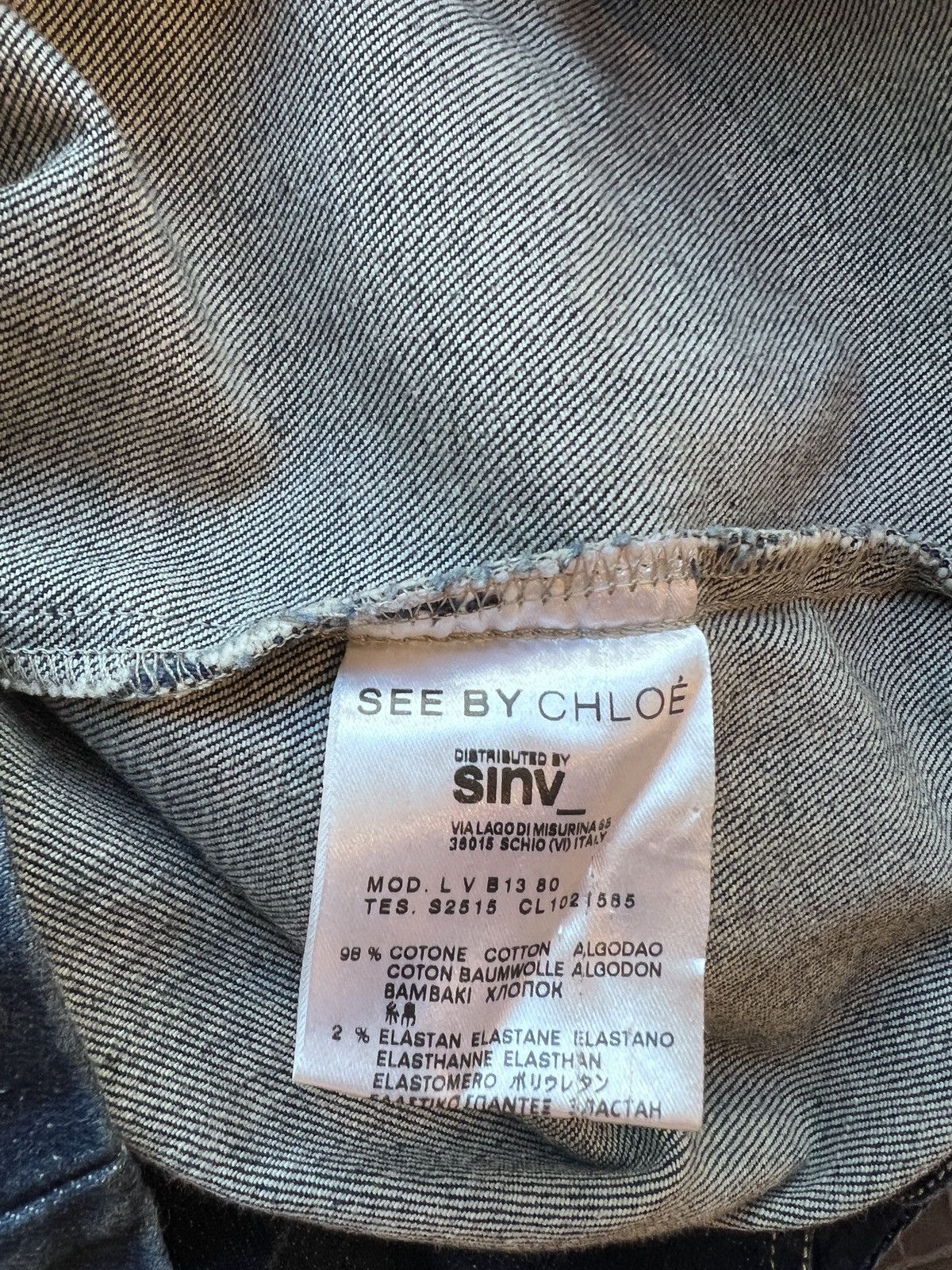 See by Chloe See by Chloe Dress Jean Blue Size S / US 4 / IT 40 - 7 Thumbnail
