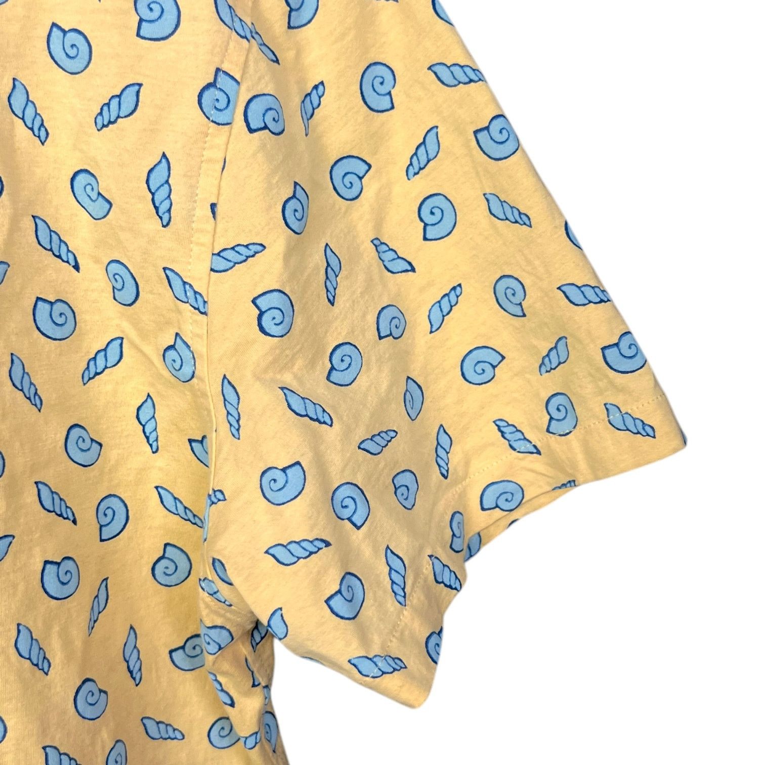 Bonobos Men's Bonobos Slim Fit Button-Up Shirt Yellow Seashells Size US M / EU 48-50 / 2 - 3 Thumbnail