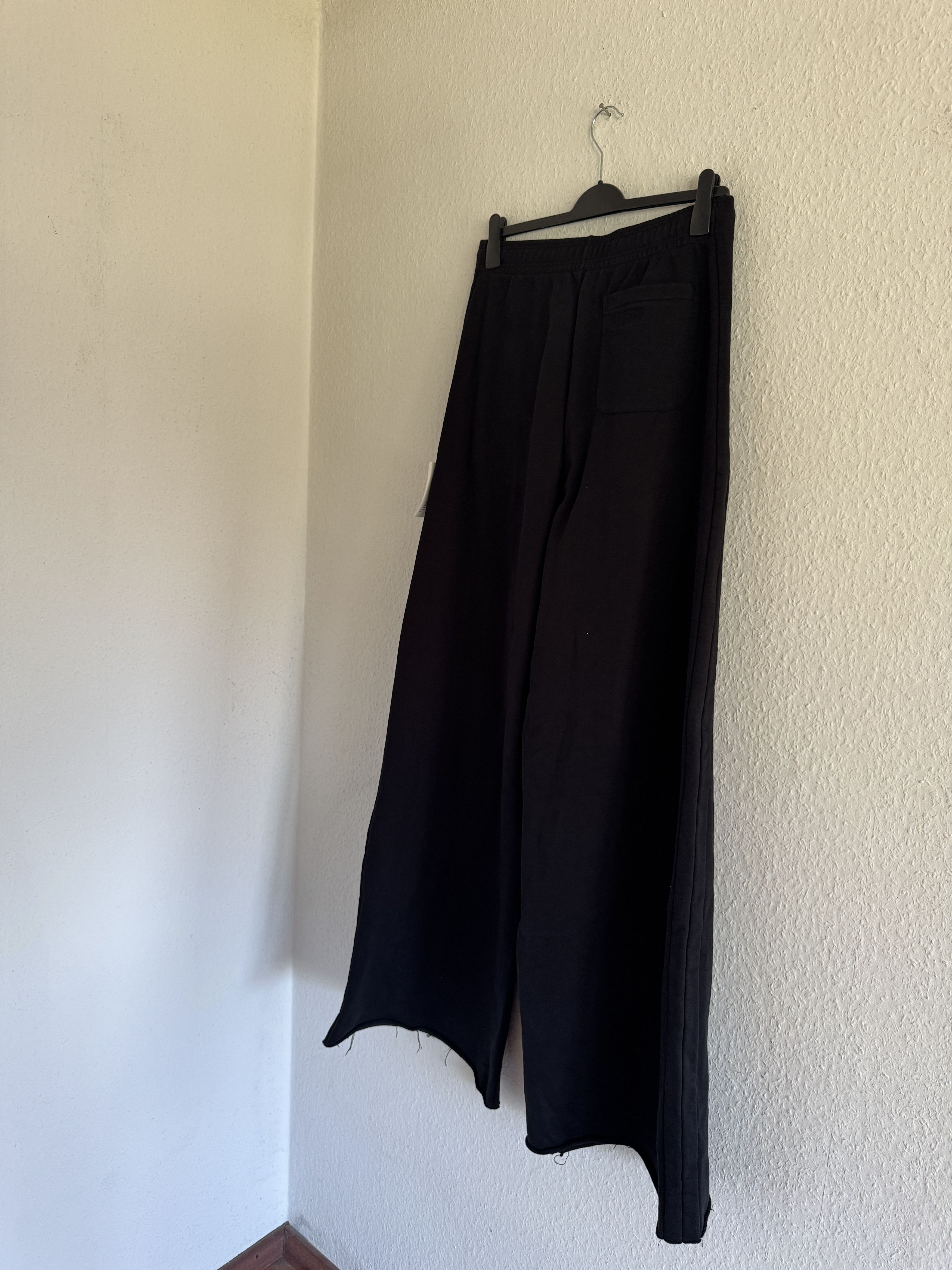Vetements Wide Leg Panelled Cotton Blend Jersey Sweatpants Size US 30 / EU 46 - 15 Thumbnail