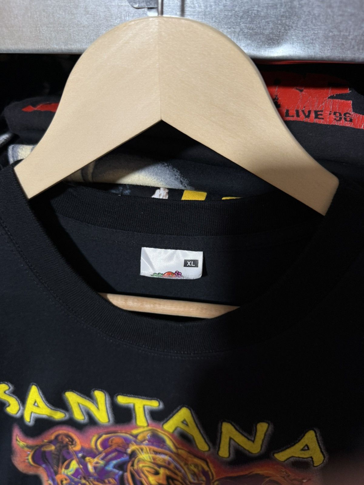 Band Tees Vintage Santana Rock Band Tour 2003 Retro T-Shirt Y2K Hype Size US XL / EU 56 / 4 - 5 Thumbnail