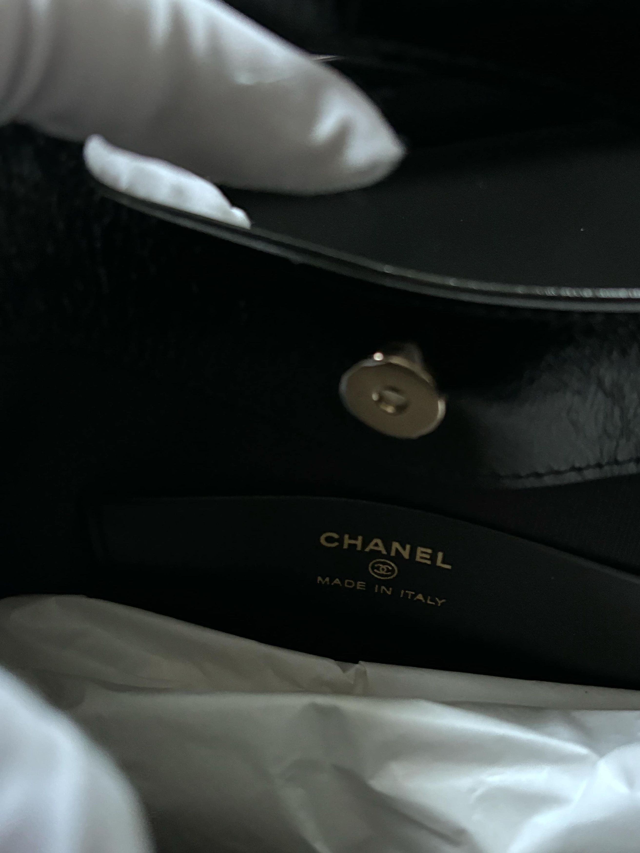 Chanel CHANEL 31 Nano Gold CC Logo Shiny Lambskin Chain Bag Size ONE SIZE - 6 Thumbnail