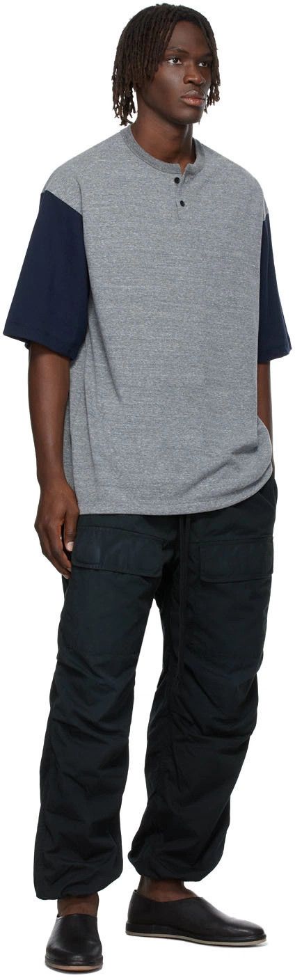 Fear of God o1y0125 T-Shirt in Grey/Navy Blue Size US XS / EU 42 / 0 - 4 Thumbnail