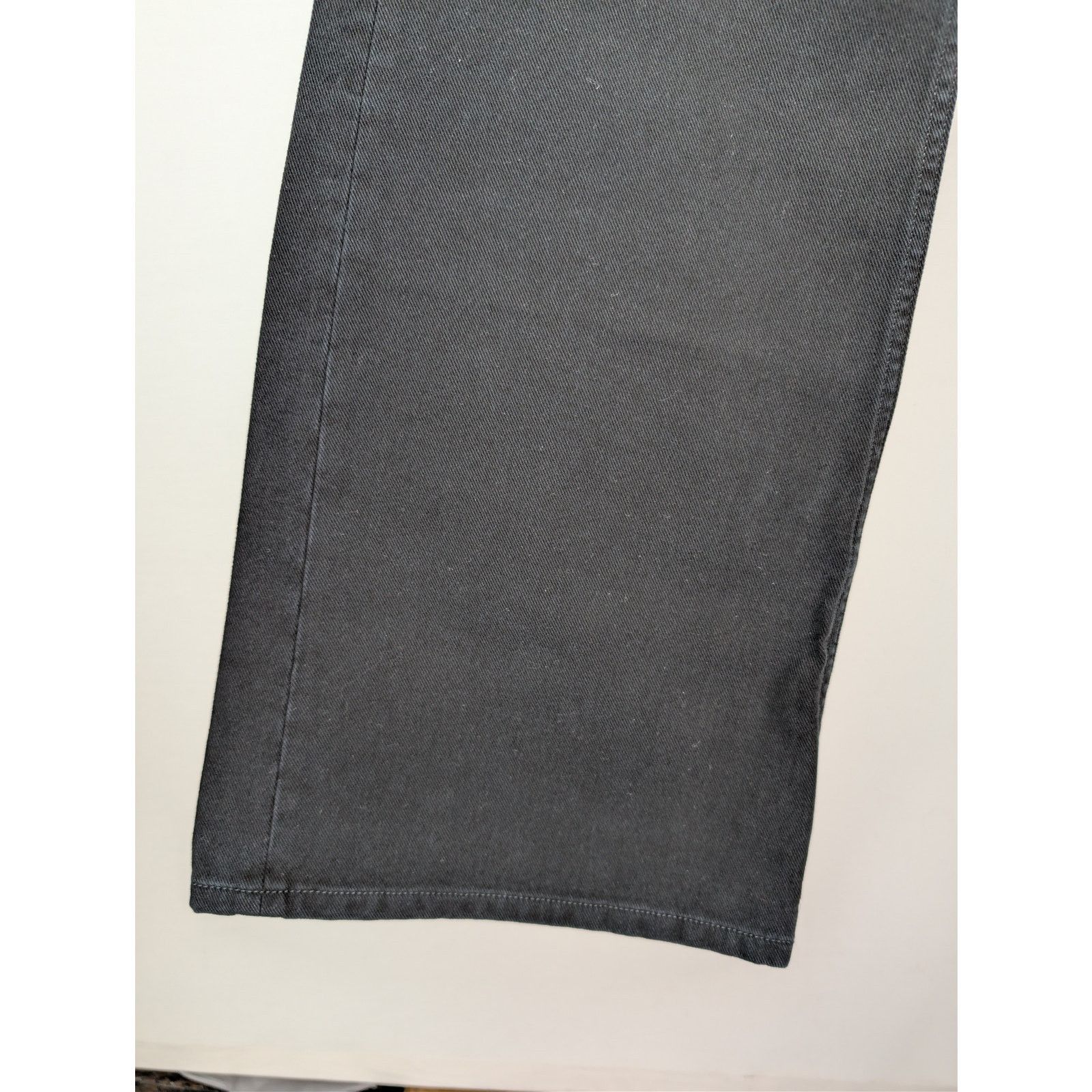 Balenciaga o1rshd1 Straight-Leg Flared Denim Jeans in Peach Pitch Black Size US 33 - 8 Thumbnail