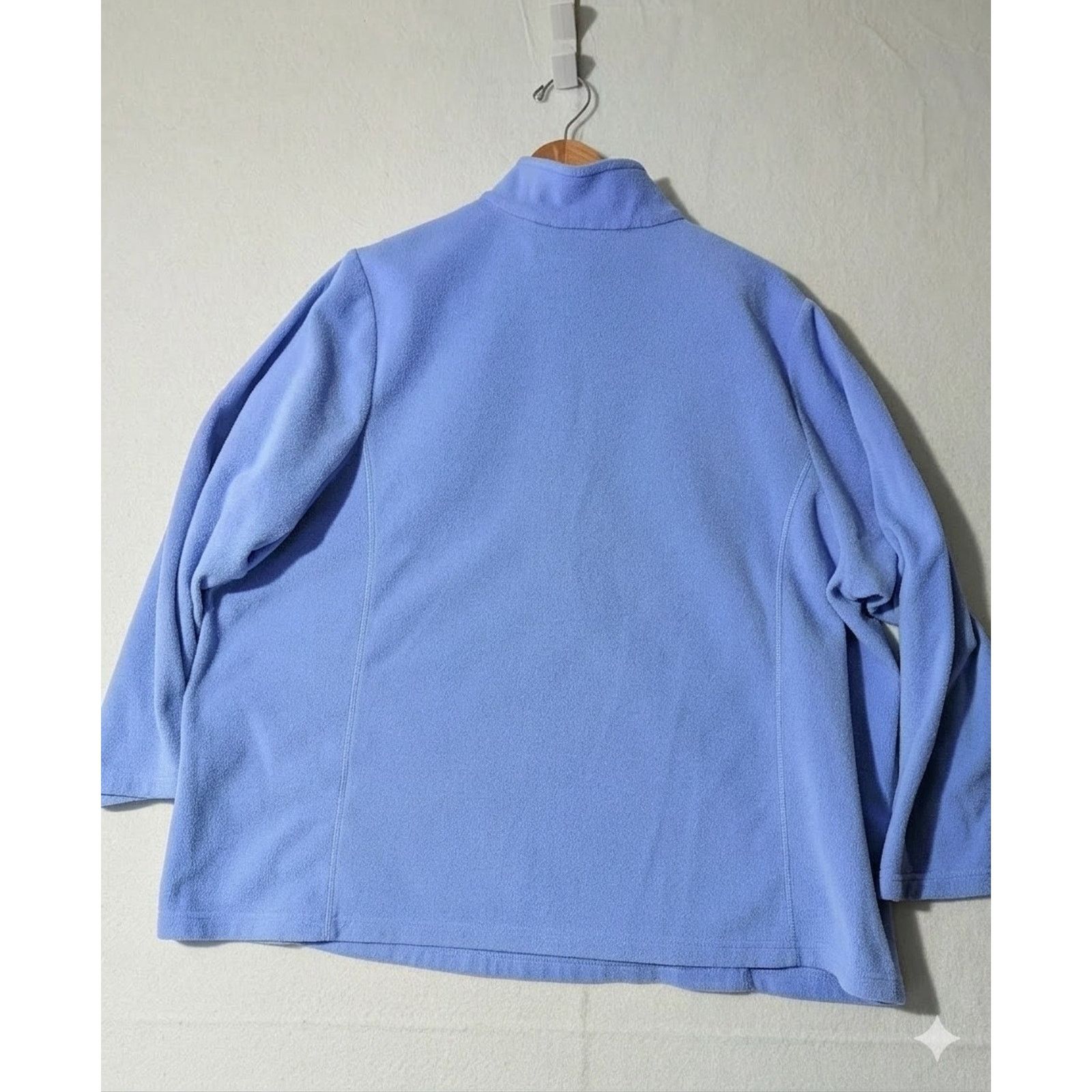 Lands' End Lands End Fleece 1/4 Zip Pullover Jacket 3X 24W 26W Womens Size 3XL / US 20-22 - 2 Thumbnail