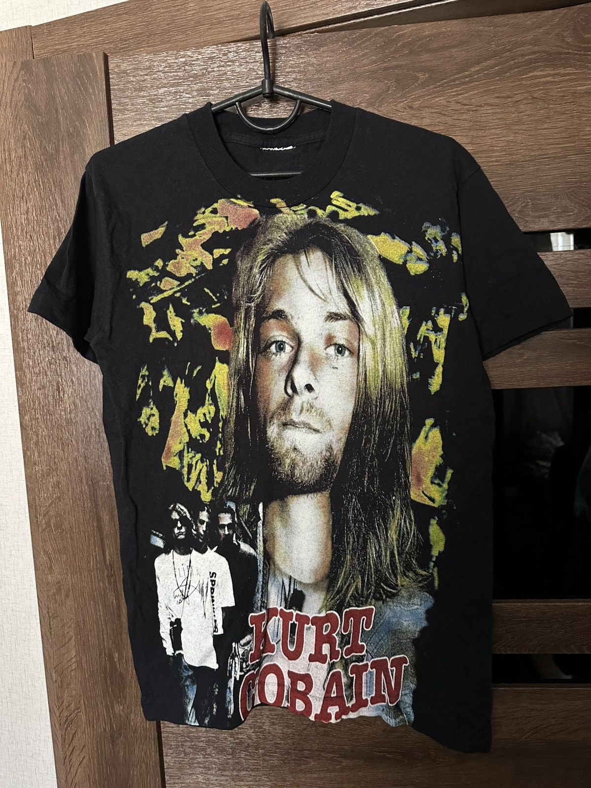 Band Tees × Nirvana Kurt Cobain fuck | Grailed