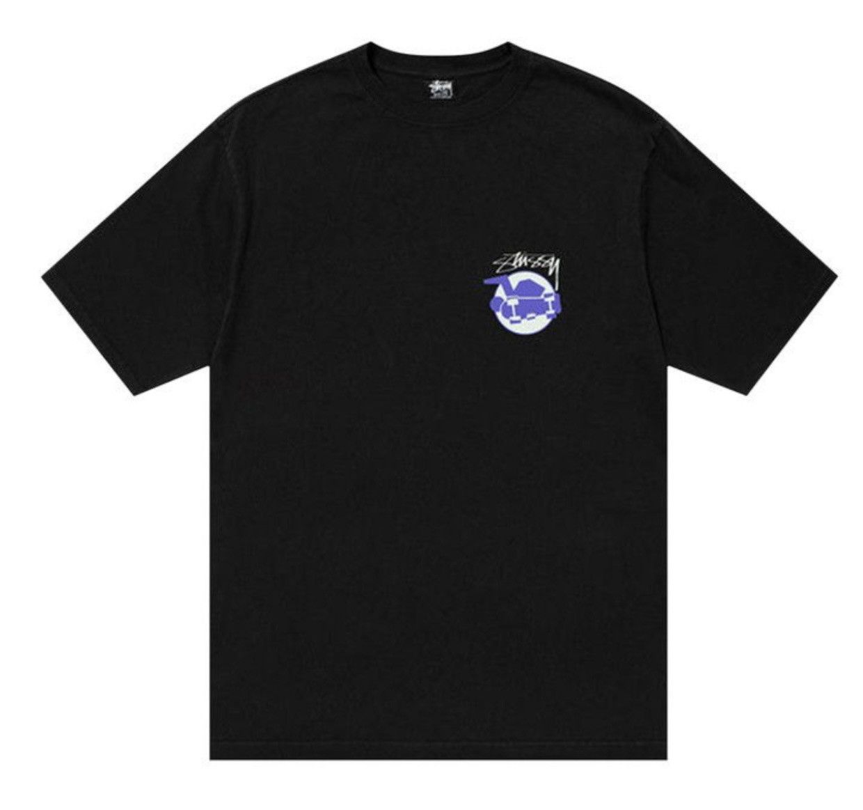 Stussy 🎱 Stussy Skateman NEW! Tee Shirt RARE! 2XL Black XXL 🎱 Size US XXL / EU 58 / 5 - 2 Thumbnail