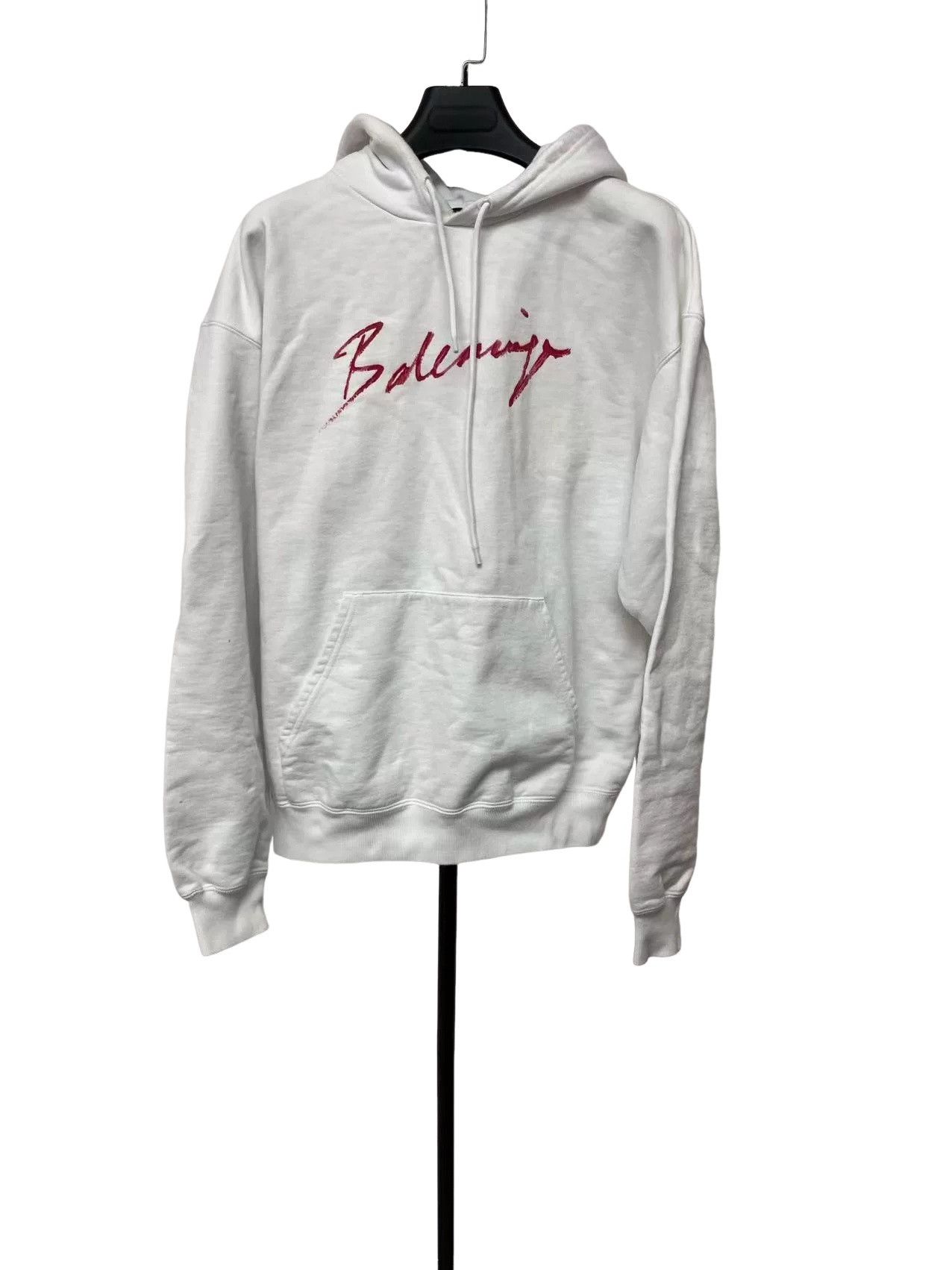 Balenciaga Balenciaga Script Logo Hoodie XS Size XS / US 0-2 / IT 36-38 - 1 Thumbnail