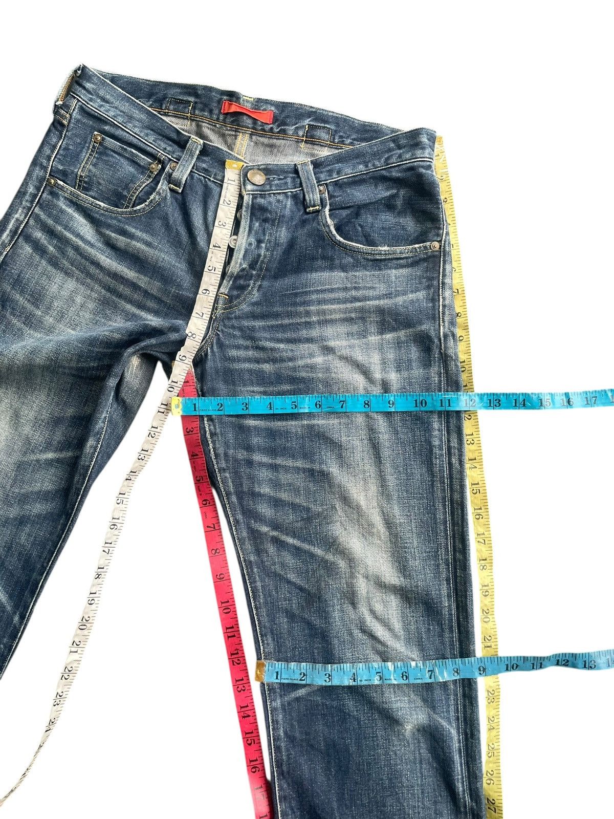 Japanese Brand Red Card Japan Denim Size US 32 / EU 48 - 13 Thumbnail