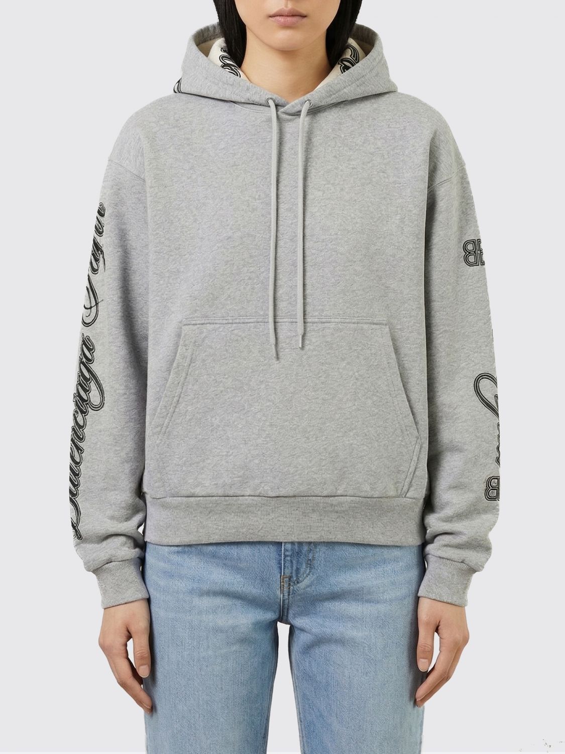 Balenciaga Balenciaga Sweatshirt Woman Grey Size XXS / US 00 / IT 34 - 1 Thumbnail