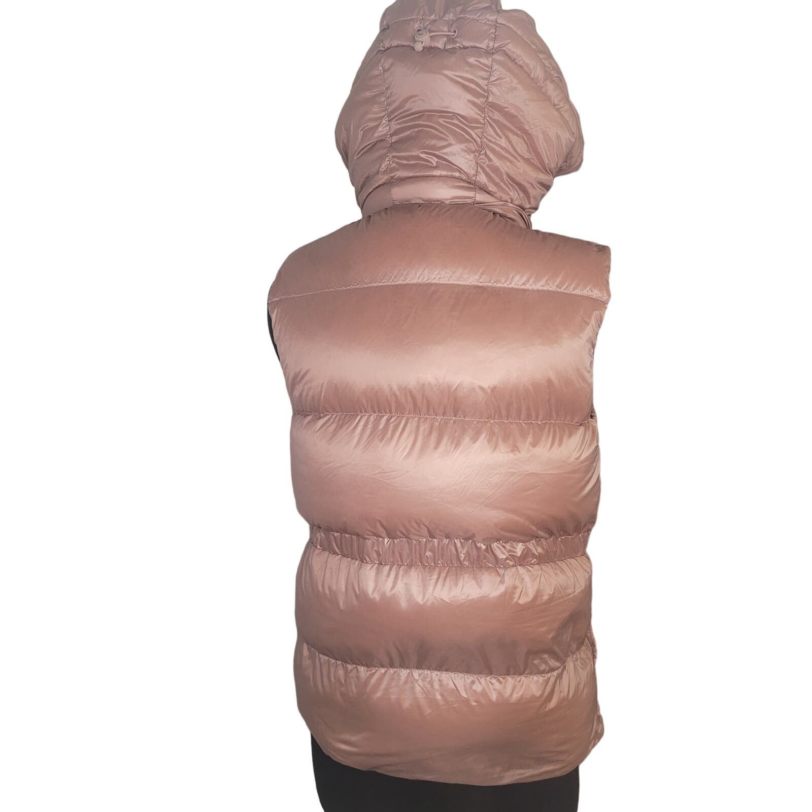 Athleta Athleta S800 Fill Lofty Duck Down Full Zip Puffer Vest Pink Size S / US 4 / IT 40 - 3 Thumbnail