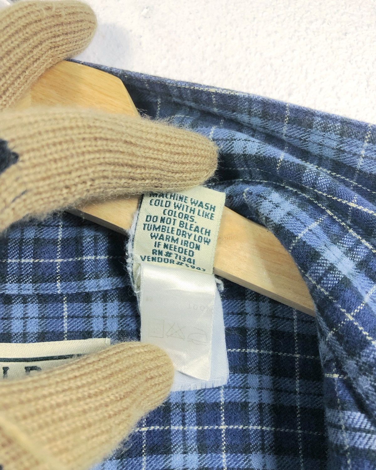 L.L. Bean Rare Vintage L.L. Bean Checkered Button Ups Flannel Shirt Size US S / EU 44-46 / 1 - 9 Thumbnail