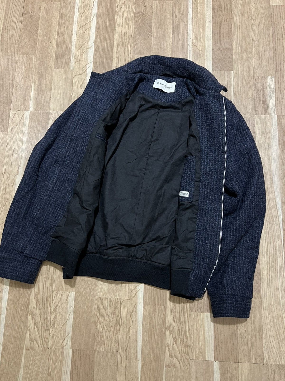 Japanese Brand × Oliver Spencer Oliver Spencer wool varsity jacket old money style 90 luxury Size US M / EU 48-50 / 2 - 6 Thumbnail
