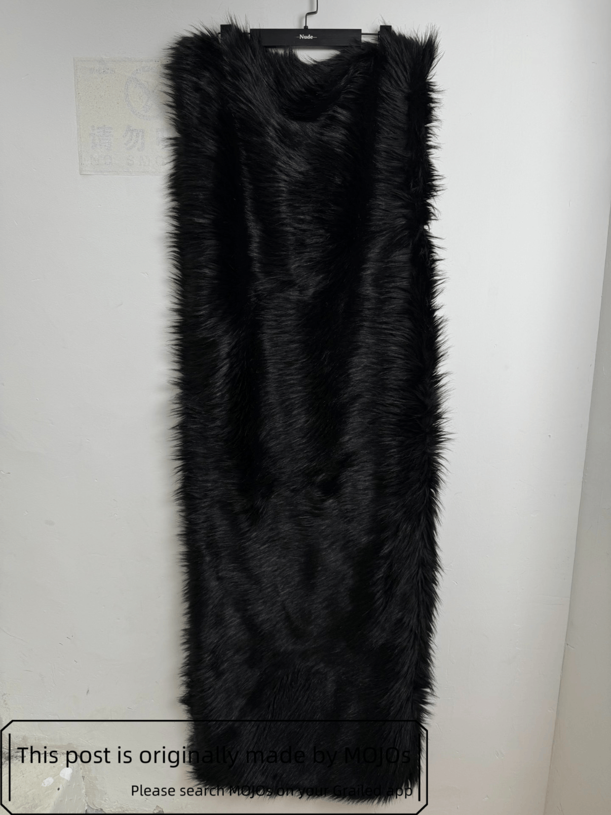 Dries Van Noten Dries Van Noten Black Fur Scarf mojos1634121 Size ONE SIZE - 8 Thumbnail