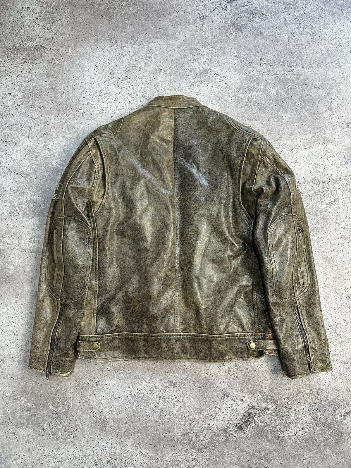 Vintage Vintage Y2K Leather Jacket Racing MOTO Archive Boxy Aviatrix Size US L / EU 52-54 / 3 - 17 Thumbnail
