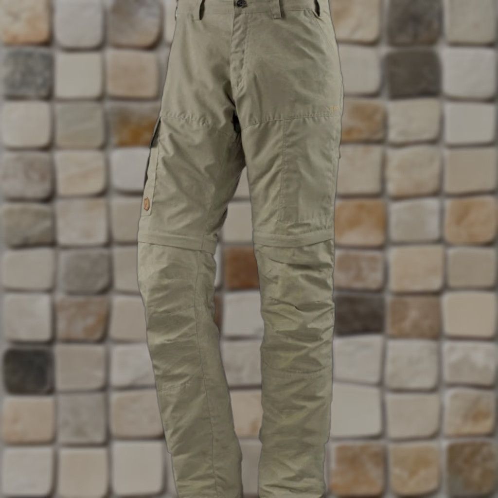 Vintage NWOT Fjällräven Karl Zip-Off Trousers G-1000 Regular Fit 41-42 Khaki Men Pants Cargo Zip Off Legs 82792 Size US 41 - 1 Thumbnail