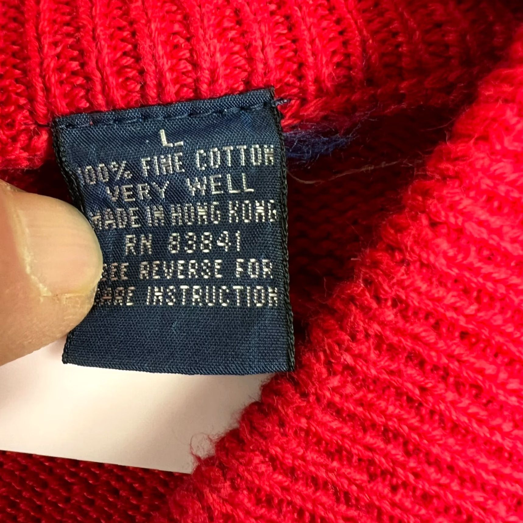Vintage VINTAGE Pivot Golf Sweater Mens L Red Embroidered Knit 90s Sports Graphic Print Mens Size US L / EU 52-54 / 3 - 6 Thumbnail