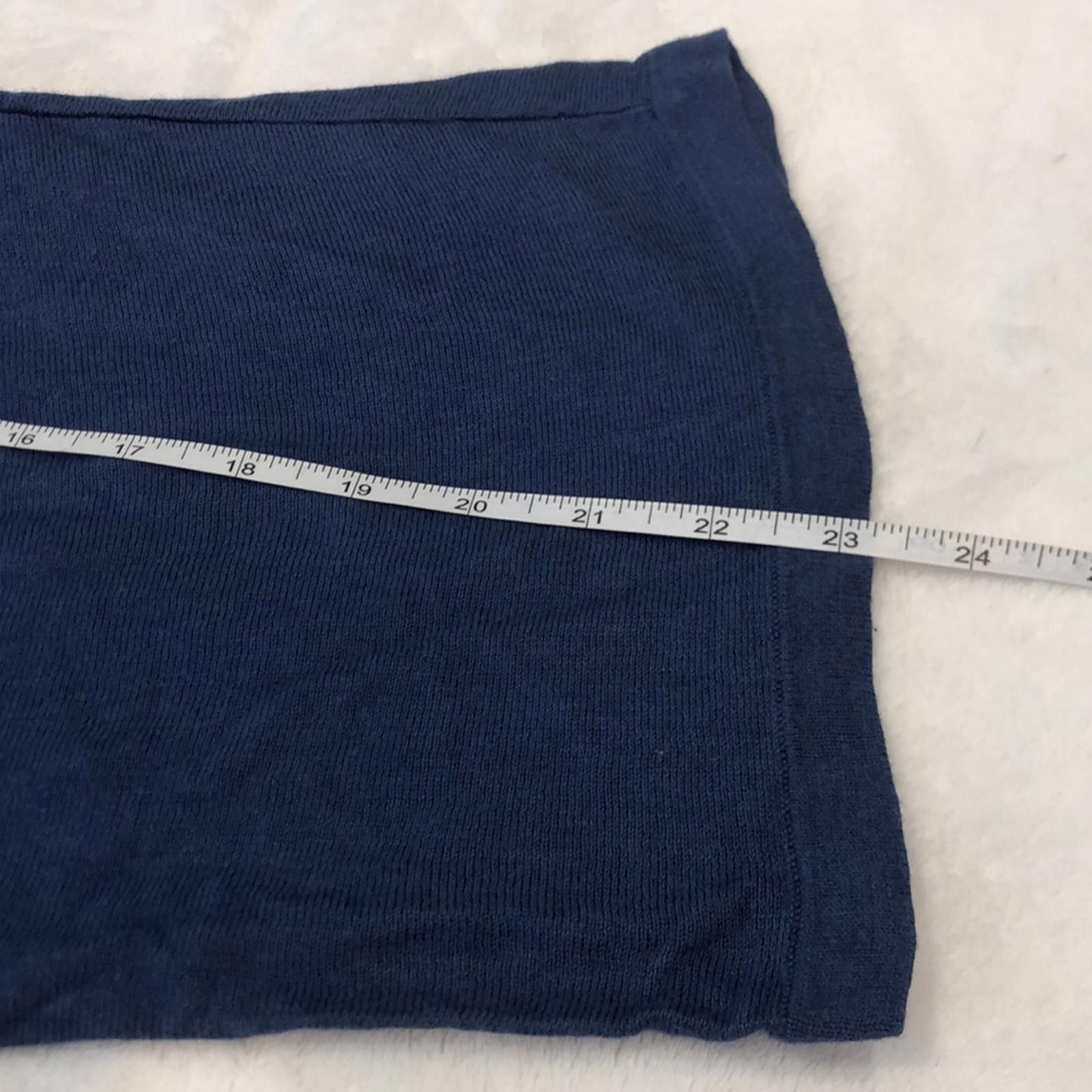 Other Cullen Blue Knit Sweater cris cross button sides SZ small Size S / US 4 / IT 40 - 8 Thumbnail