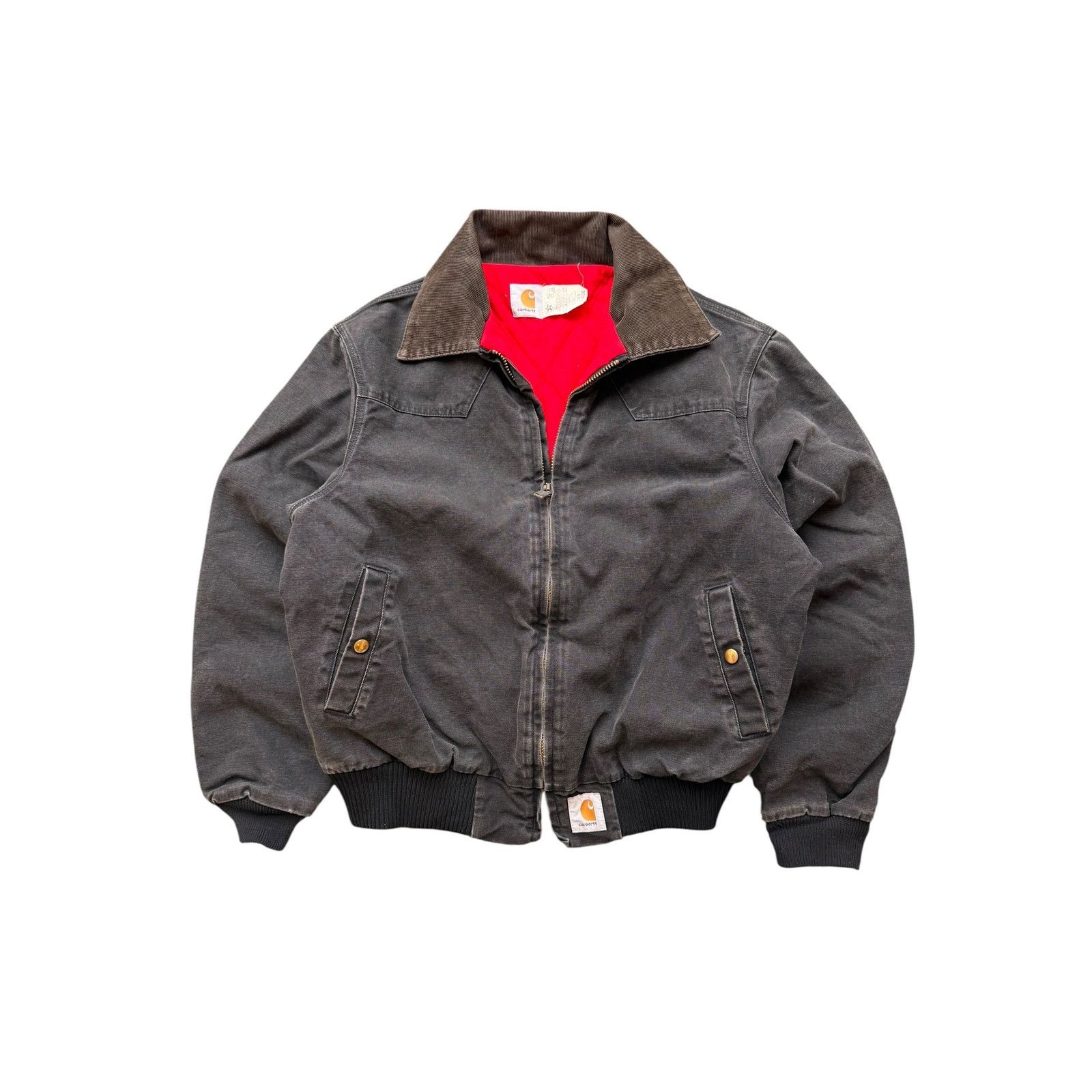 Carhartt × Vintage Black Carhartt Santa Fe Bomber Black Carhartt
