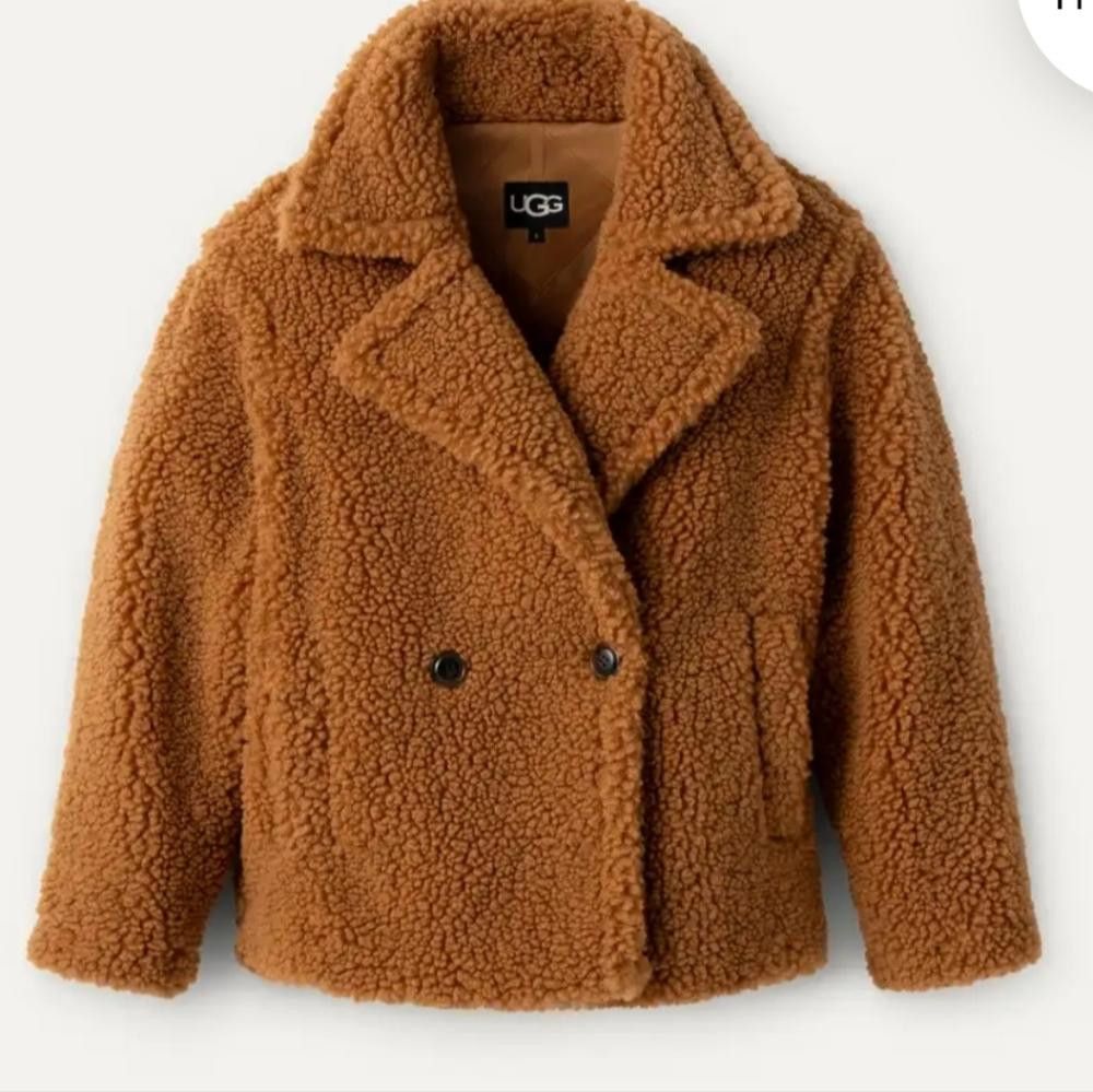 Ugg UGG Gertrude Short Teddy Coat Sz L Size L / US 10 / IT 46 - 5 Thumbnail