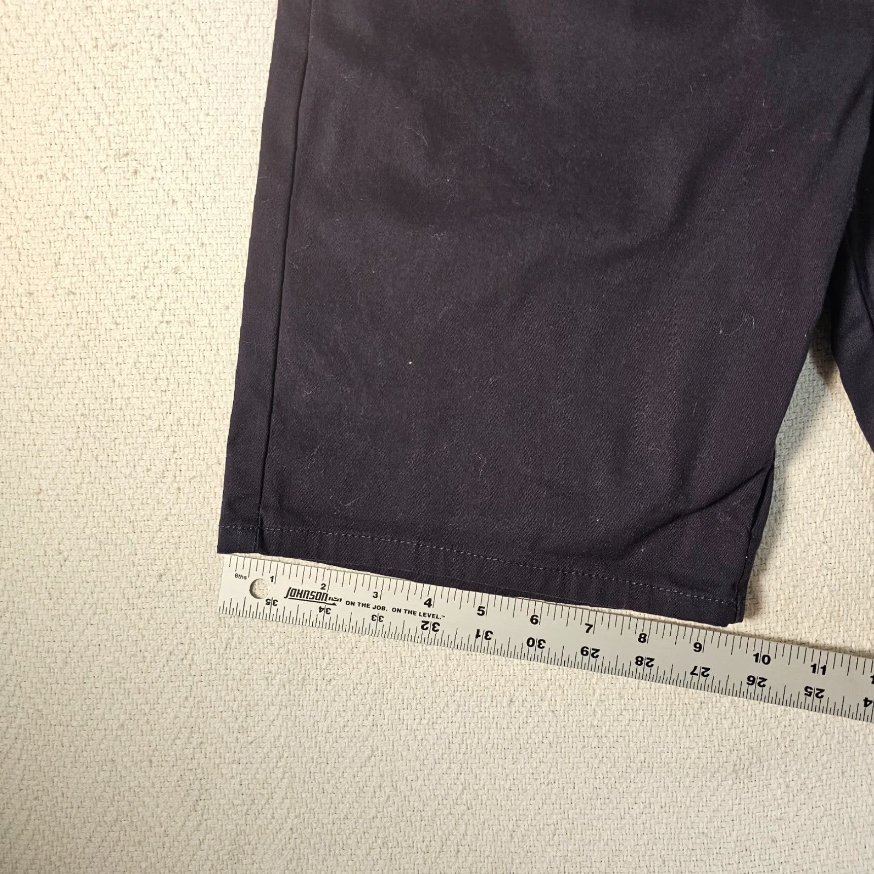 Asos VINTAGE ASOS Design Skinny Chino Shorts Men 32 Navy Blue Casual Outdoor Beach Slim Fit Size US 32 / EU 48 - 5 Thumbnail