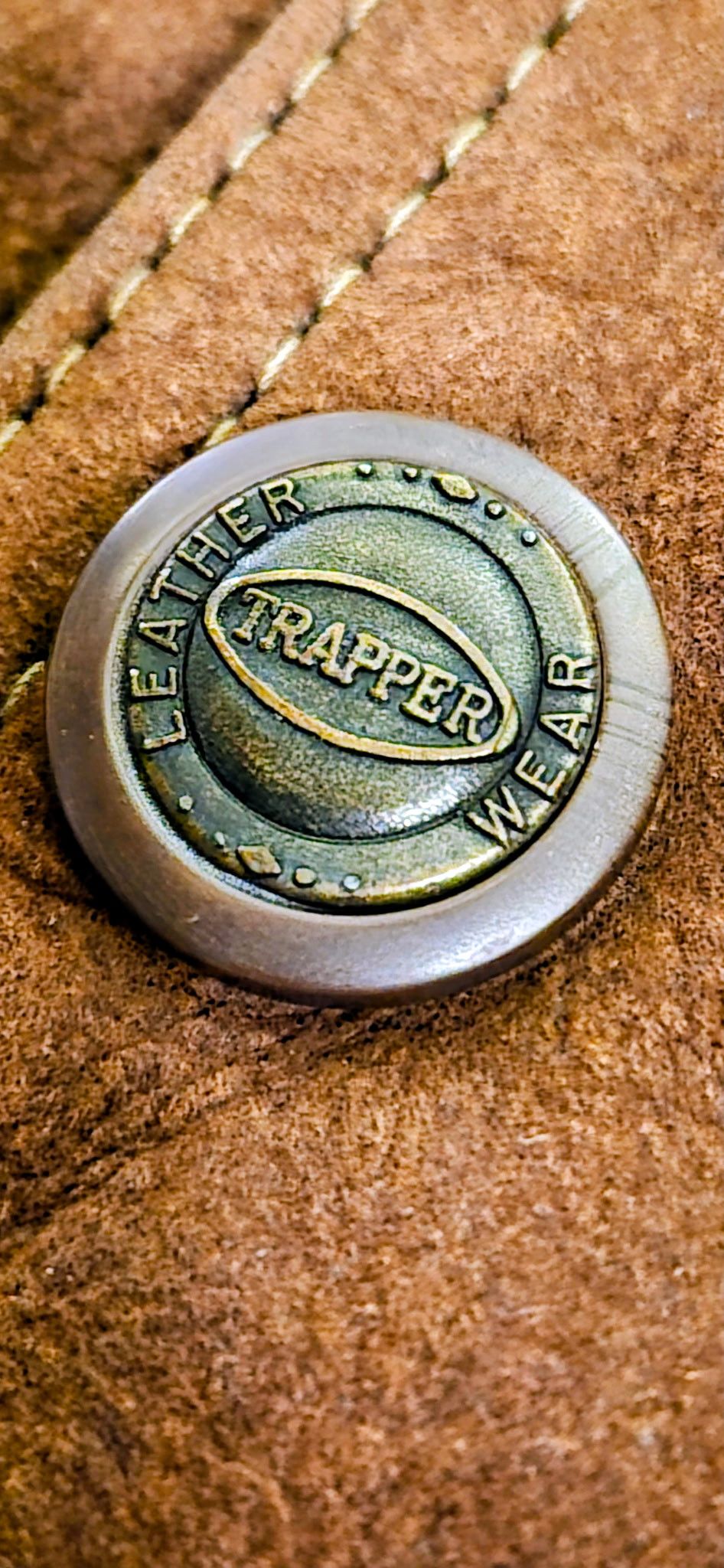 Vintage Original Trapper Leatherwear Coat 3/4 Length XL