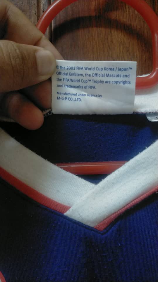 Other Korea Japan Official 2002 Fifa World Cup Shirt Size US XL / EU 56 / 4 - 4 Thumbnail