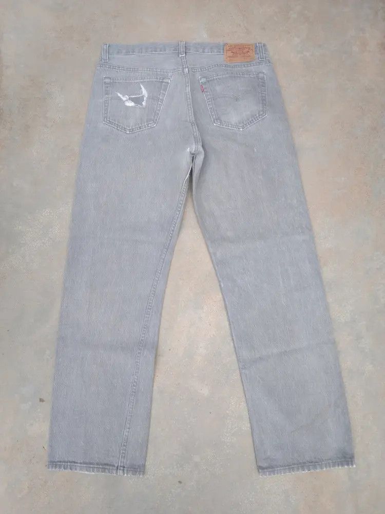 Levi's 80s Vintage Levi's 501 Made In USA Jeans Grey 33x30 Size US 33 - 2 Thumbnail
