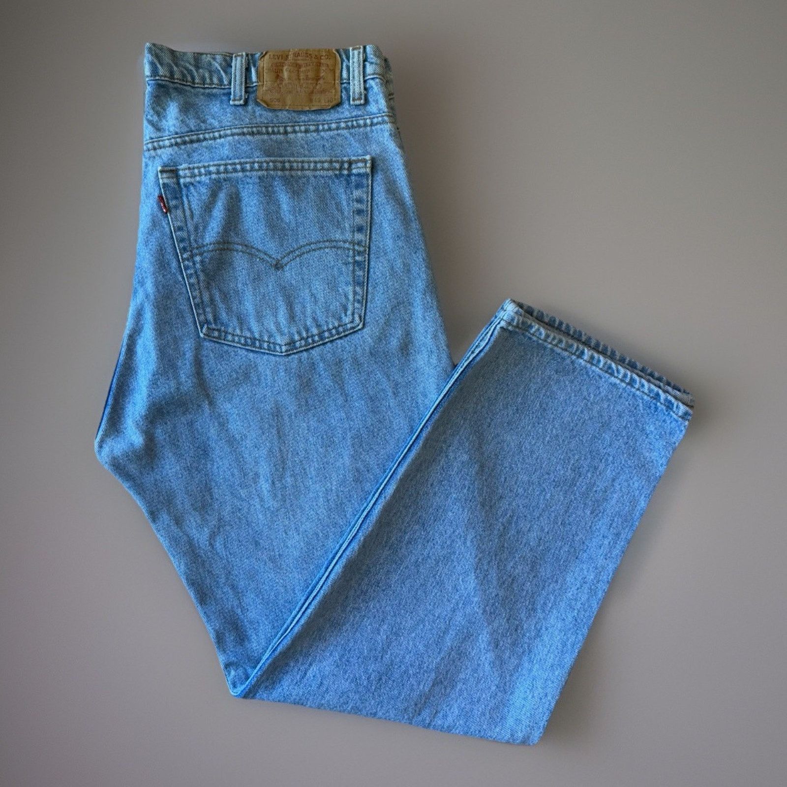 Levi's × Vintage Vintage Levis 505 Jeans 38 Blue Light Wash Made In USA 80s Size US 38 / EU 54 - 1 Thumbnail