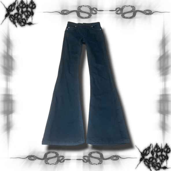 If Six Was Nine "Unknown" i6w9 Style Blk Flare Pants Size US 26 / EU 42 - 1 Thumbnail