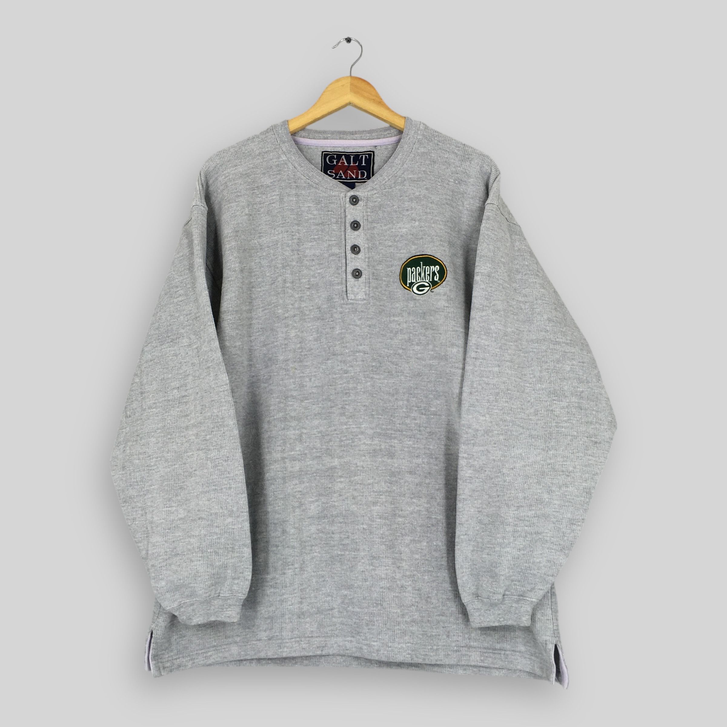 NFL × Vintage Vintage Green Bay Packers NFL Button Jumper Medium Size US M / EU 48-50 / 2 - 1 Thumbnail