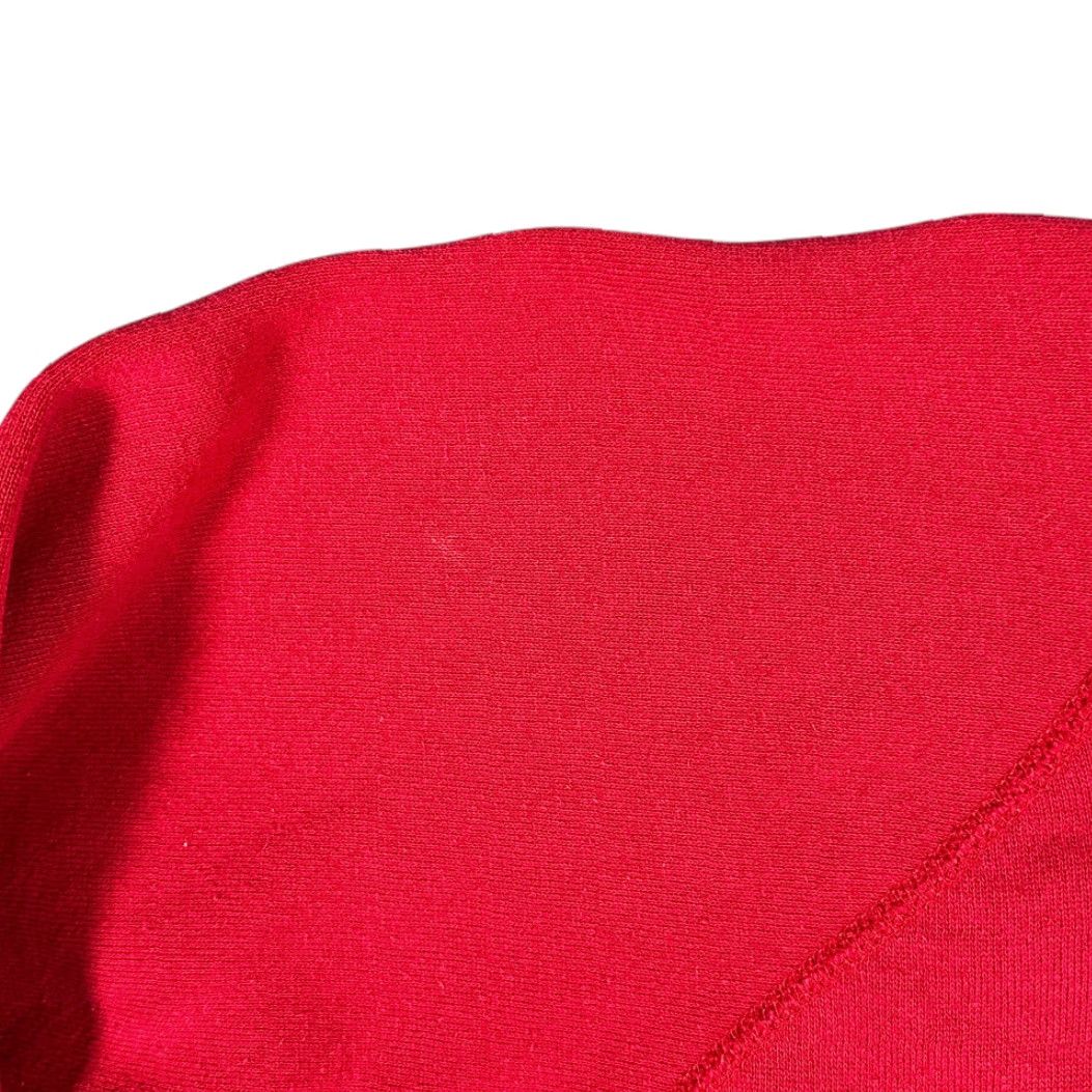 Vintage VINTAGE Christmas Sweater Men Raglan Red 90s Have A Ho-Ho-Hot Time Santa 1st Class Size US M / EU 48-50 / 2 - 7 Thumbnail
