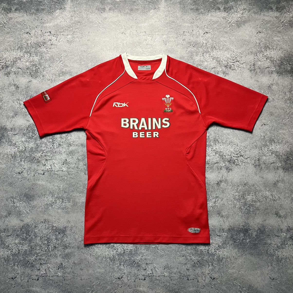 Reebok Vintage Reebok Wales Rugby Union WRU Jersey England League Size US S / EU 44-46 / 1 - 1 Thumbnail