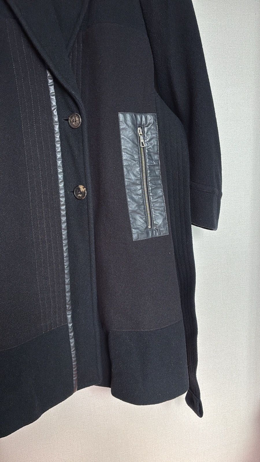 Dries Van Noten Dries Van Noten 2012 Tapered Wool Coat Size XS / US 0-2 / IT 36-38 - 9 Thumbnail