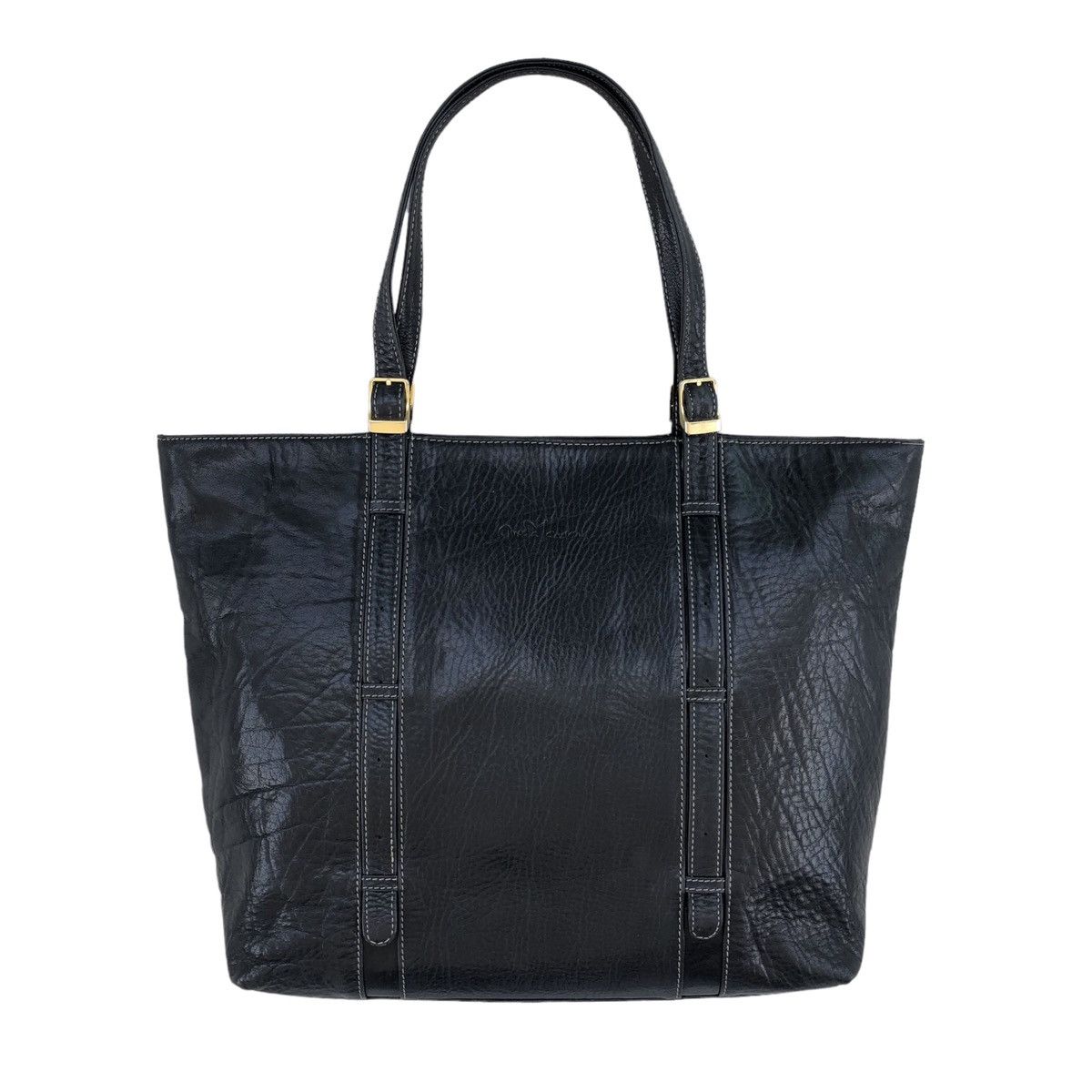 Designer Mode Kaoru Genuine Leather Tote Bag in Black, Women's