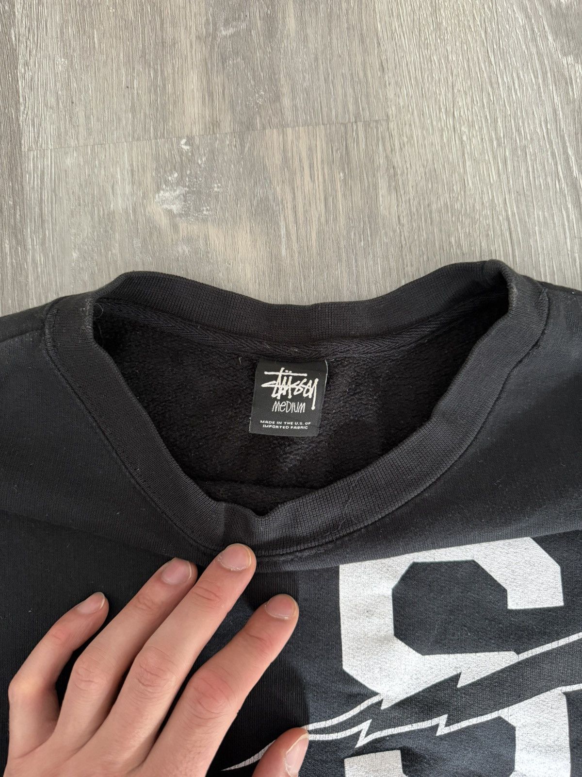 Stussy Stussy x Nexus VII Crewneck Sweater Black Size M Size US M / EU 48-50 / 2 - 4 Thumbnail